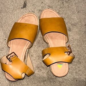 Aloha Island Mustard Yellow Sandals
